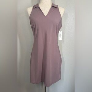 NWT Calvin Klein Performance Activewear Stretch Dress Size L Mauve Purple